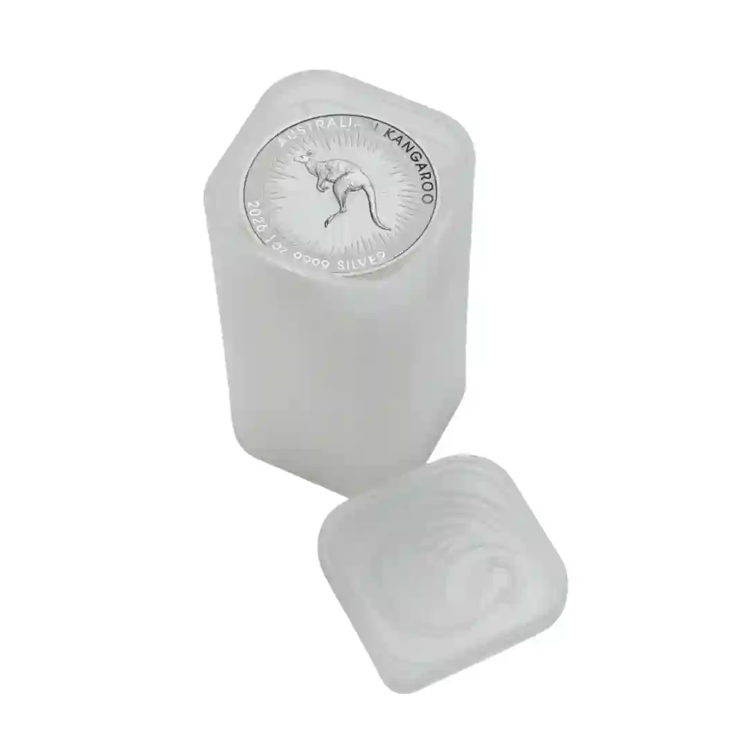 1 oz Silbermünze | Känguru, Au | Verkaufseinheit = 25 Stück