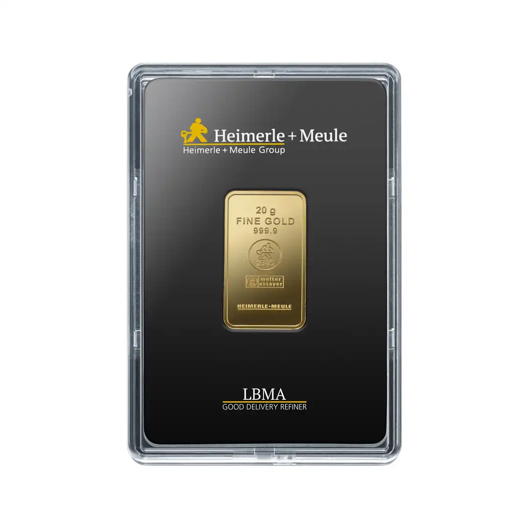 20 Gramm Goldbarren | Heimerle + Meule