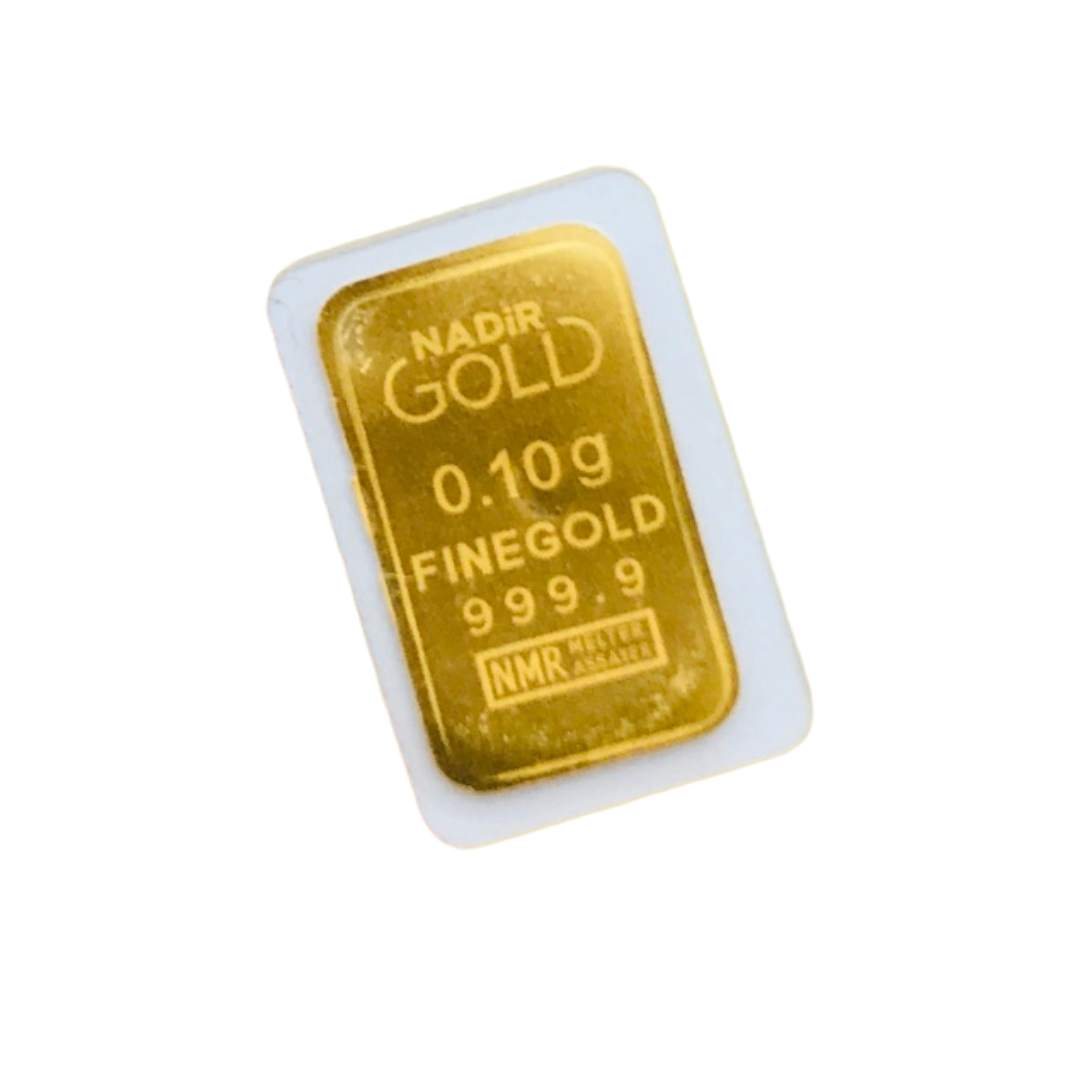 0.1 Gramm Goldbarren (Nadir) – Zweite Ansicht