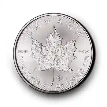 1 oz Silbermünzen | Maple Leaf, Ca