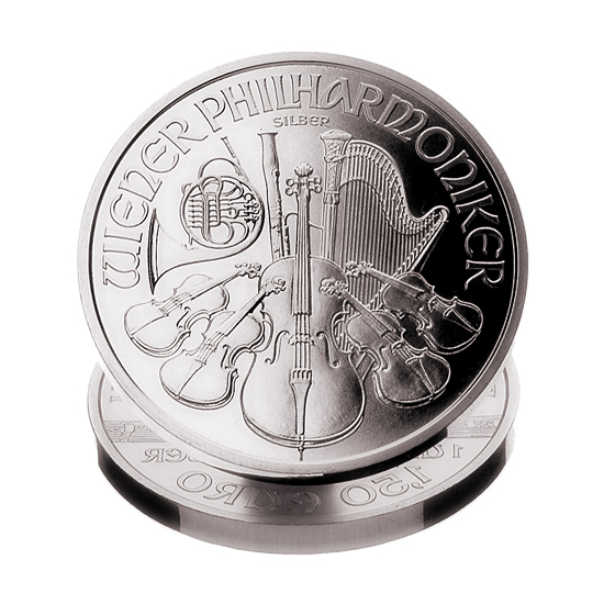 1 oz Silbermünze Philharmoniker | Verkaufseinheit: 20 Stück