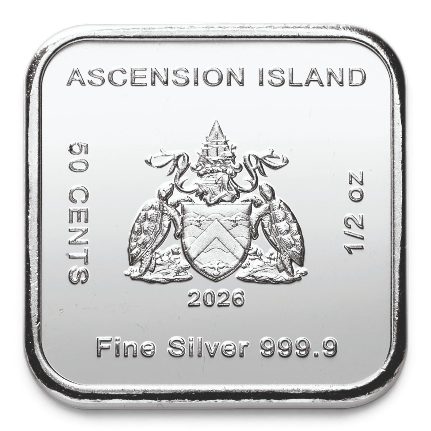 1/2 oz Silbermünze | Ascension Island – Zweite Ansicht